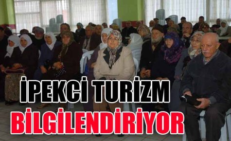 İPEKÇİ TURİZM UMRE?YE GİDECEKLERİ BİLGİLENDİRDİ