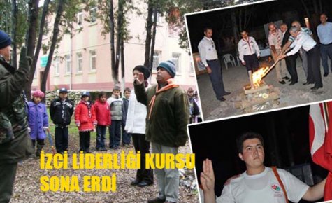 İZCİ LİDERLİĞİ KURSU SONA ERDİ 