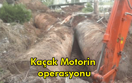 Kaçak Motorin operasyonu