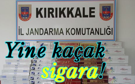 Kaçak sigaraya Jandarma darbesi