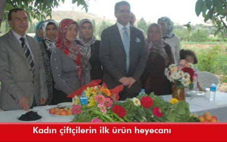 Kadın çiftçilerin ilk ürün heyecanı