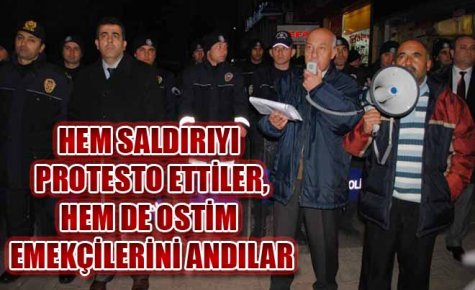 KESK OSTİM EMEKÇİLERİNİ ANDI