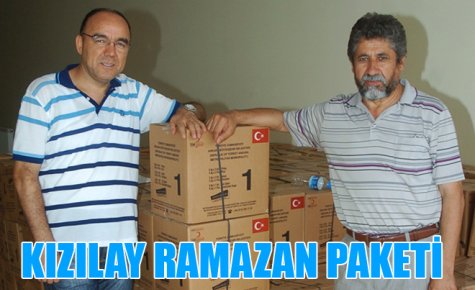 KIZILAY RAMAZAN PAKETİ DAĞITACAK