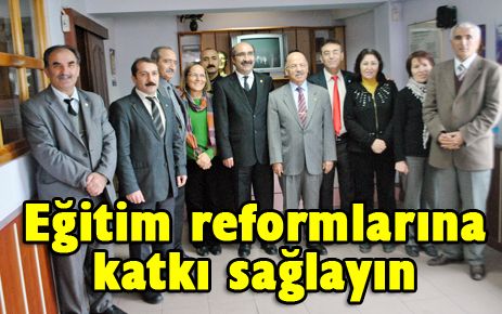 Kolat: Eğitim reformlarına katkı sağlayın