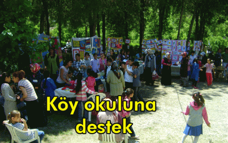 Köy okuluna destek 