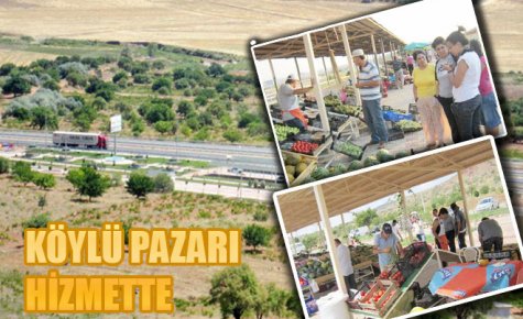 KÖYLÜ PAZARI HİZMETTE 