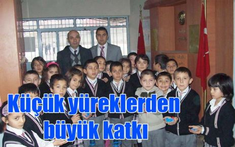 Küçük yüreklerden büyük katkı