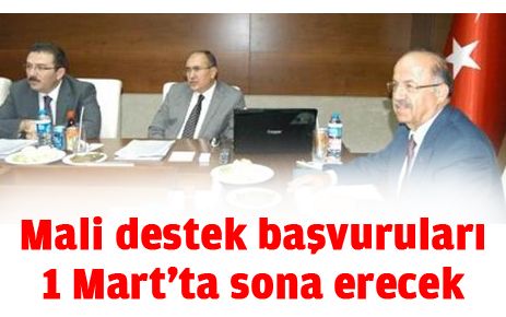  Mali destek başvuruları 1 Mart`ta sona erecek