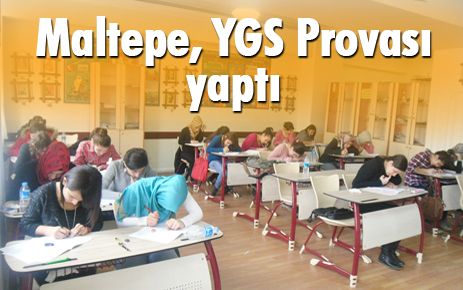 Maltepe, YGS provası yaptı