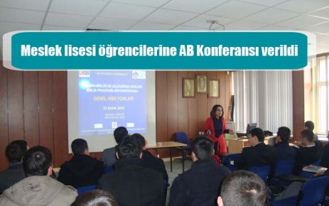 Meslek lisesinde AB Konferansı 