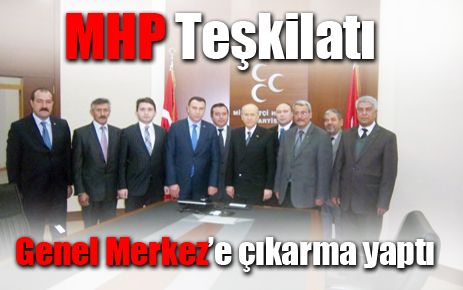 MHP Teşkilatı Genel Merkeze çıkarma yaptı