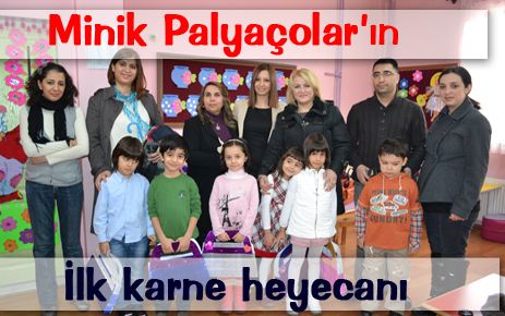 ?Minik Palyaçolar?ın ilk karne heyecanı