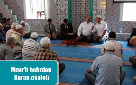 Mısır`lı hafızdan Kuran ziyafeti