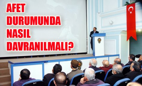 MUHTARLARA AFET SEMİNERİ