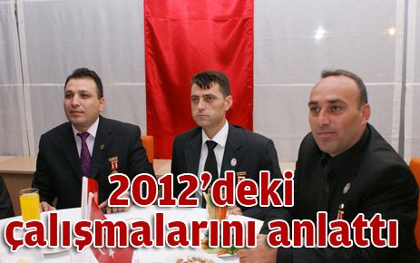 Öcal, 2012 yılındaki çalışmaları anlattı