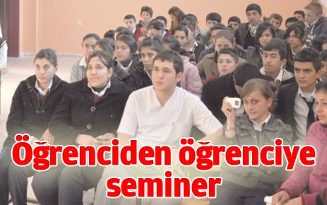 Öğrenciden, öğrenciye seminer