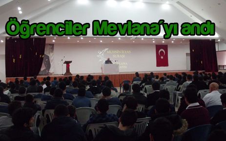 Öğrenciler Mevlana?yı andı