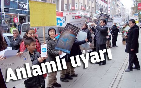 Öğrencilerden anlamlı uyarı