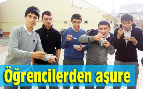 Öğrencilerden aşure günü