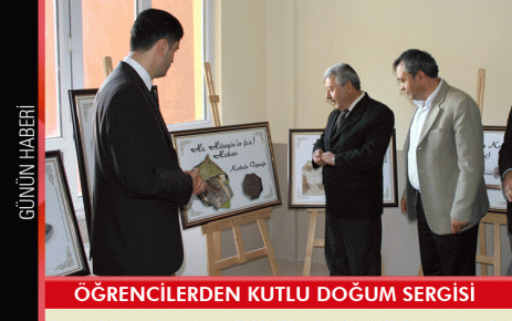 Öğrencilerden kutlu doğum sergisi 