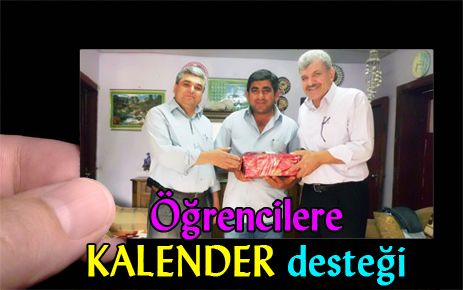 Öğrencilere KALENDER desteği