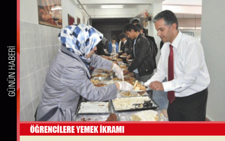 Öğrencilere Yemek İkramı