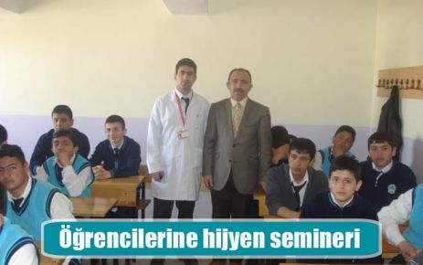 Öğrencilerine hijyen semineri