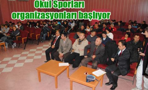 Okul Sporları organizasyonları başlıyor