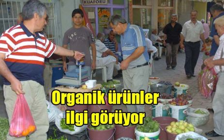 Organik ürünler ilgi görüyor