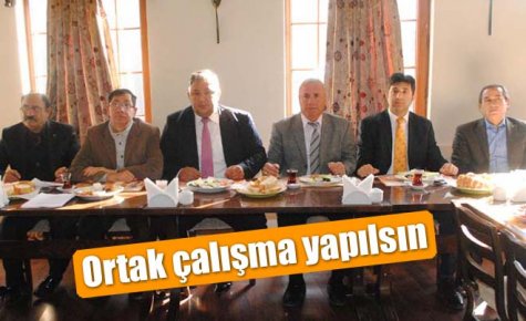 Ortak çalışma yapılsın istiyoruz