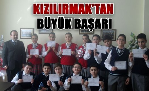 ÖZEL KIZILIRMAK?TAN BÜYÜK BAŞARI