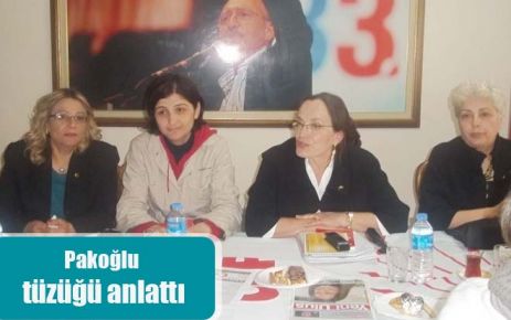 Pakoğlu tüzüğü anlattı