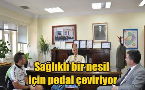 Sağlıklı bir nesil için pedal çeviriyor