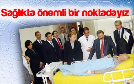 Sağlıkta önemli bir noktadayız