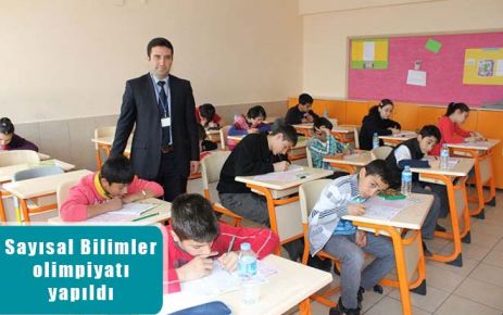 Sayısal Bilimler olimpiyatı yapıldı