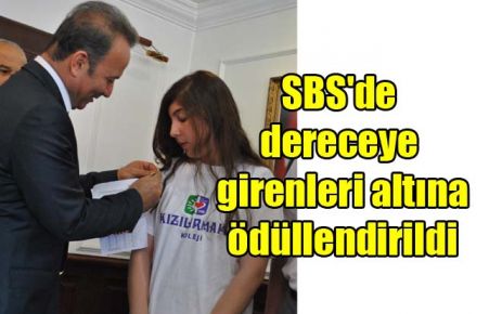 SBS`de dereceye girenleri altına ödüllendirildi 