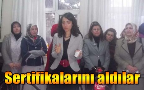 Sertifikalarını aldılar