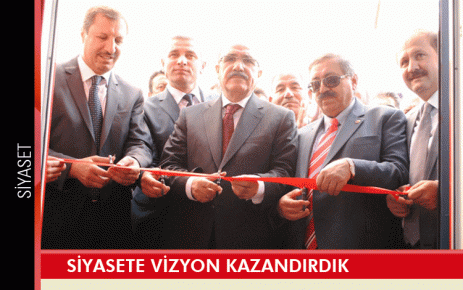 Siyasete vizyon kazandırdık