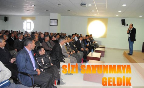 SİZİ SAVUNMAYA GELDİK