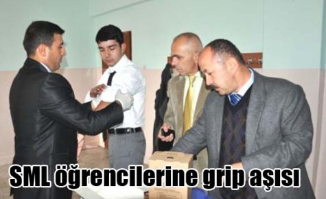 SML öğrencilerine grip aşısı 