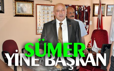 Sümer yine Başkan