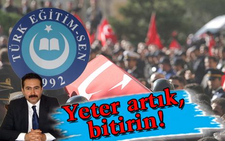 Terörü bir an önce bitirin