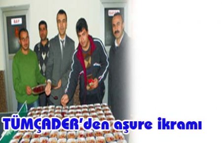 TÜMÇADER?den aşure ikramı