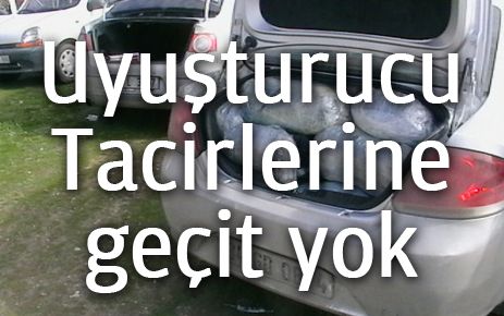 Uyuşturucu tacirlerine geçit yok