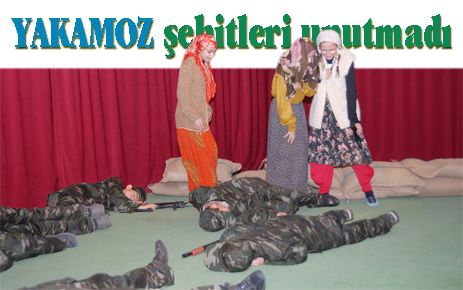 Yakamoz şehitleri unutmadı