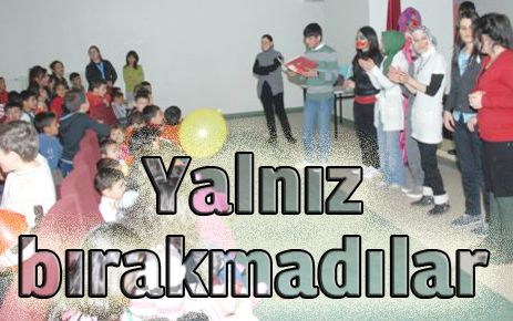 Yuva öğrencilerini yalnız bırakmadılar