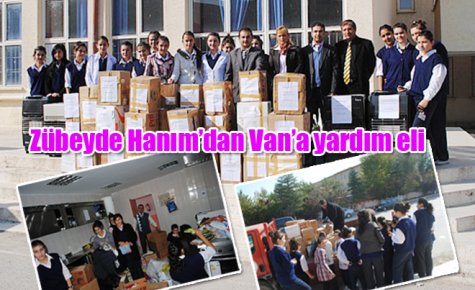 Zübeyde Hanım?dan Van?a yardım eli